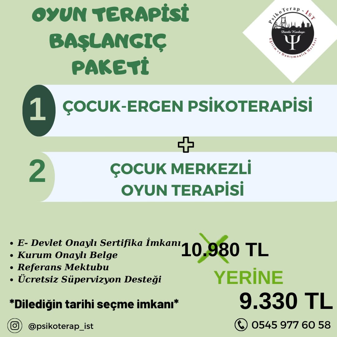 OYUN TERAPİSİ BAŞLANGIÇ PAKETİ
