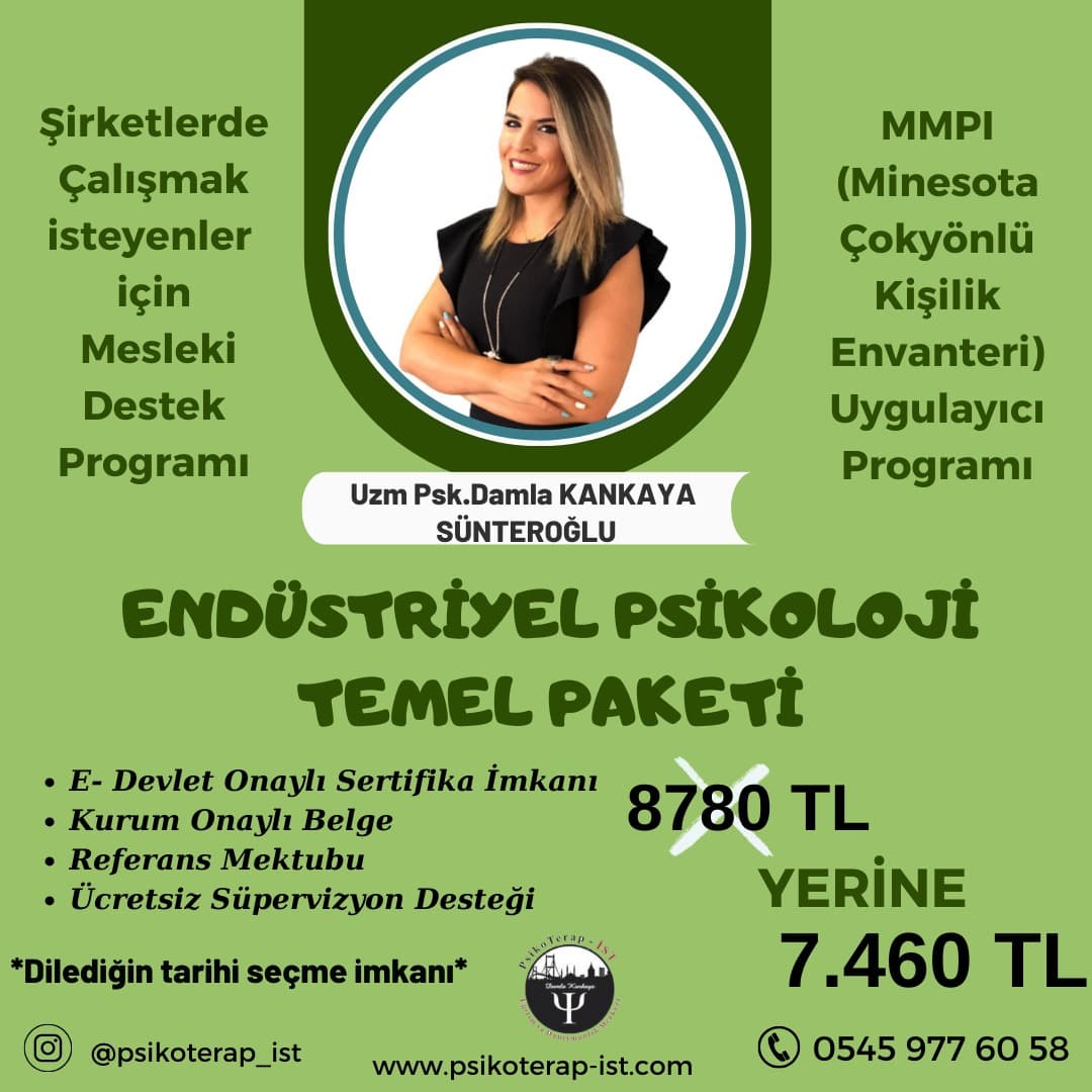 ENDÜSTRİYEL PSİKOLOJİ TEMEL PAKETİ