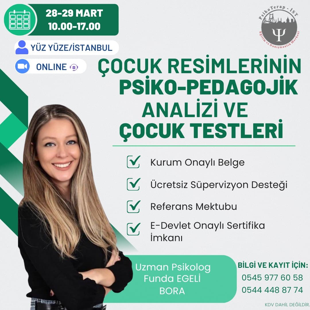 ÇOCUK RESİMLERİNİN ANALİZİ & ÇOCUK TESTLERİ