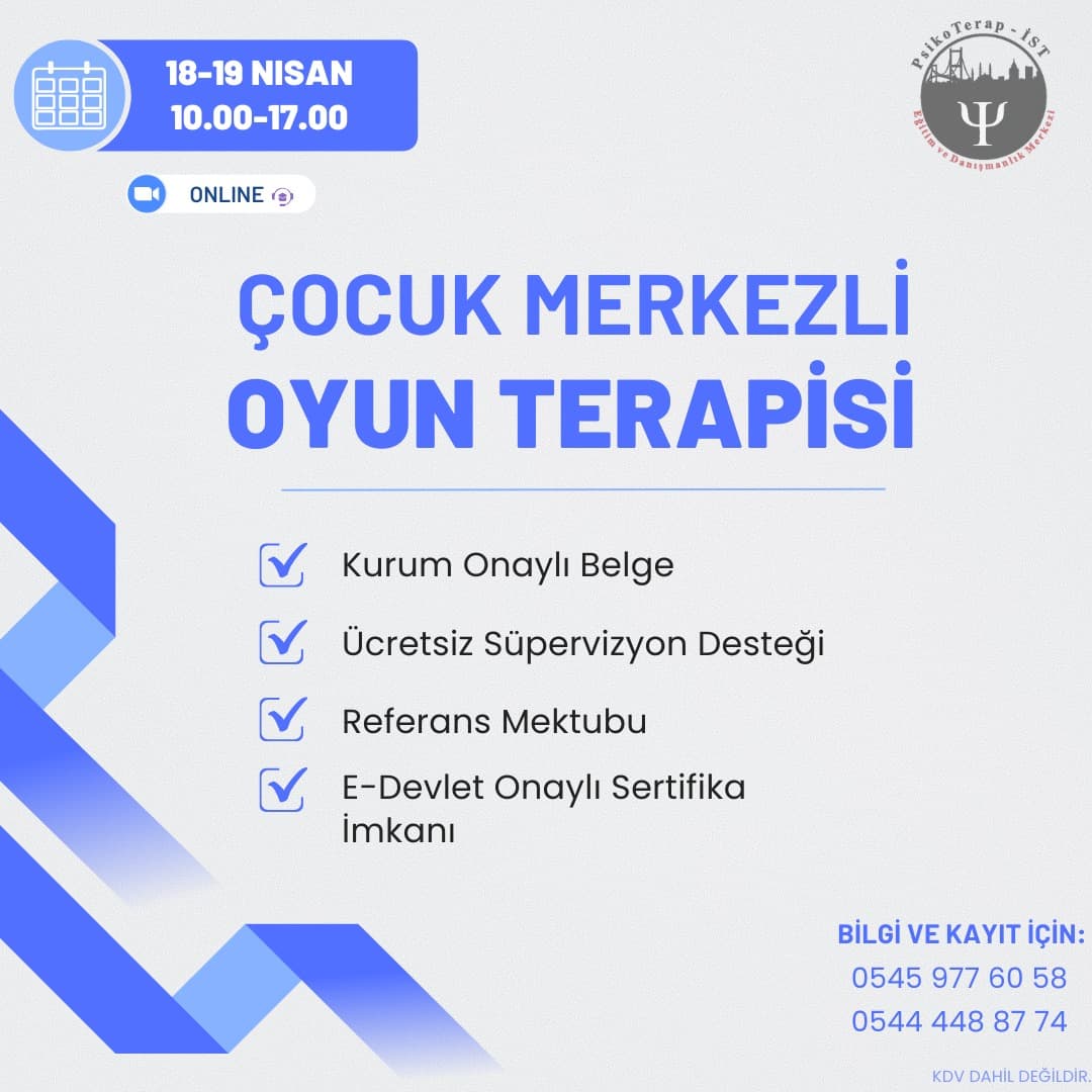 ÇOCUK MERKEZLİ OYUN TERAPİSİ