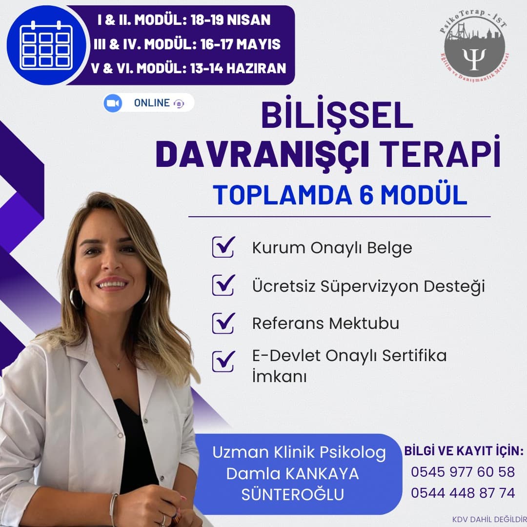 BİLİŞSEL DAVRANIŞÇI TERAPİ PROGRAMI