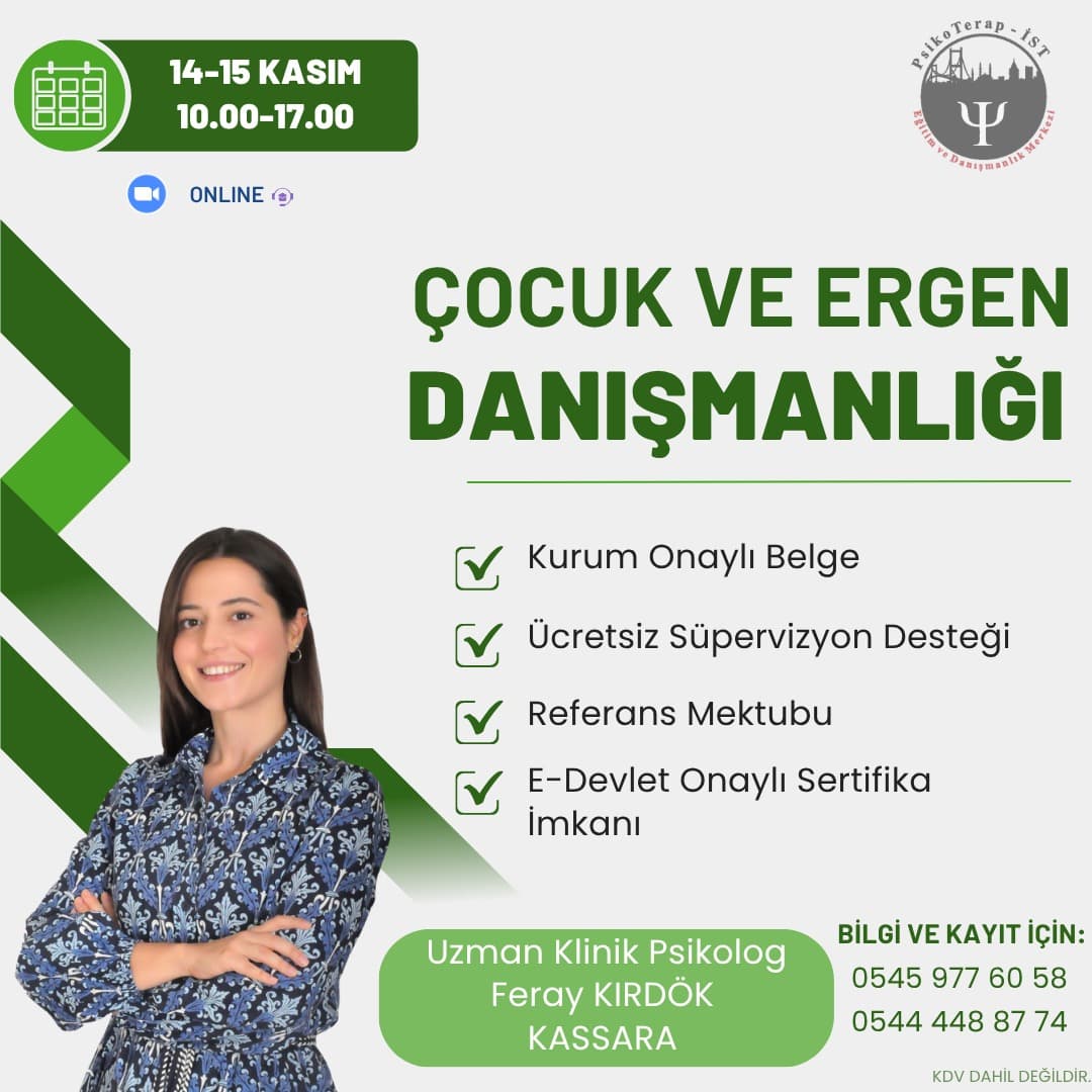 ÇOCUK VE ERGEN PSİKOTERAPİ