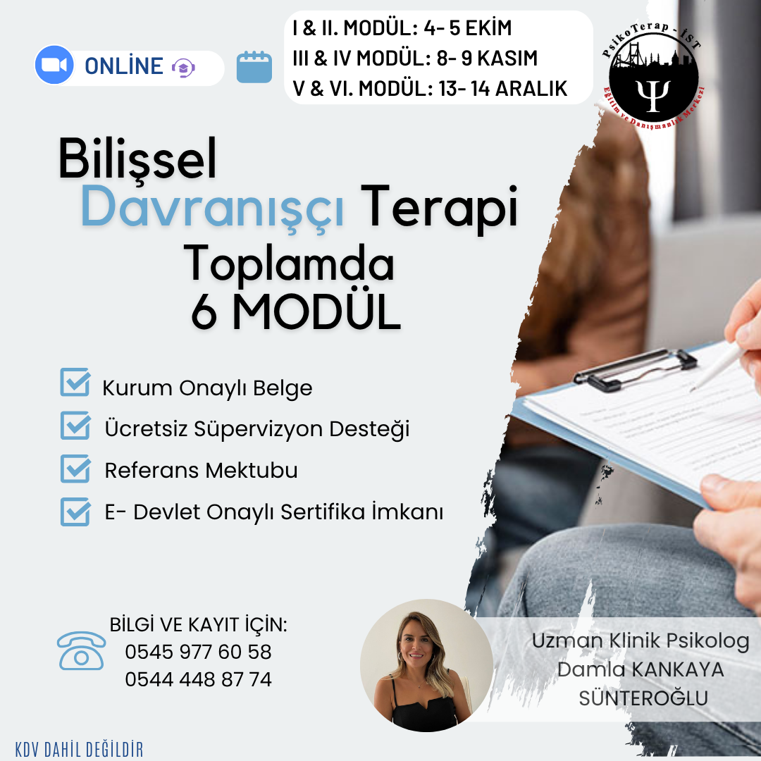 BİLİŞSEL DAVRANIŞÇI TERAPİ PROGRAMI