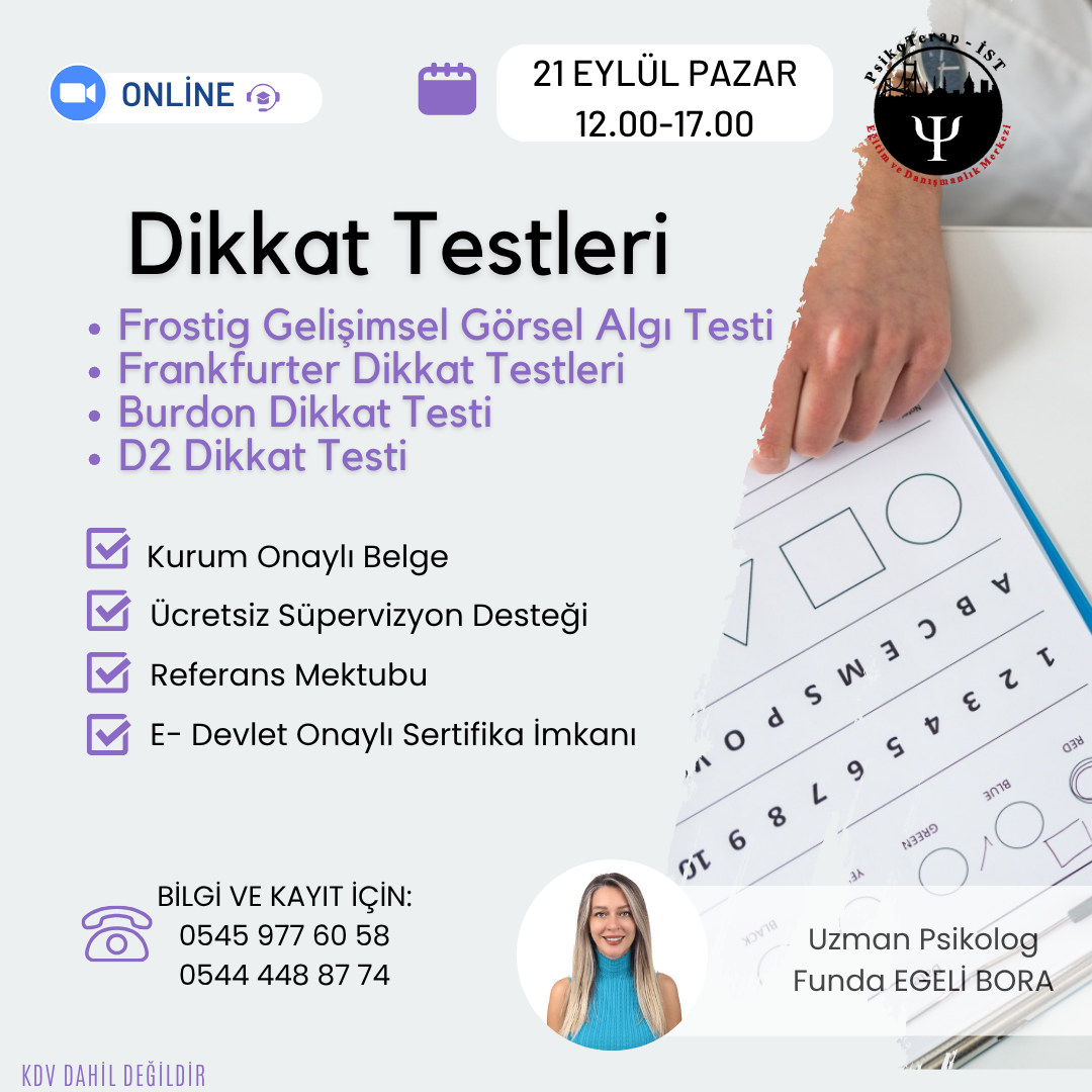  DİKKAT TESTLERİ PROGRAMI